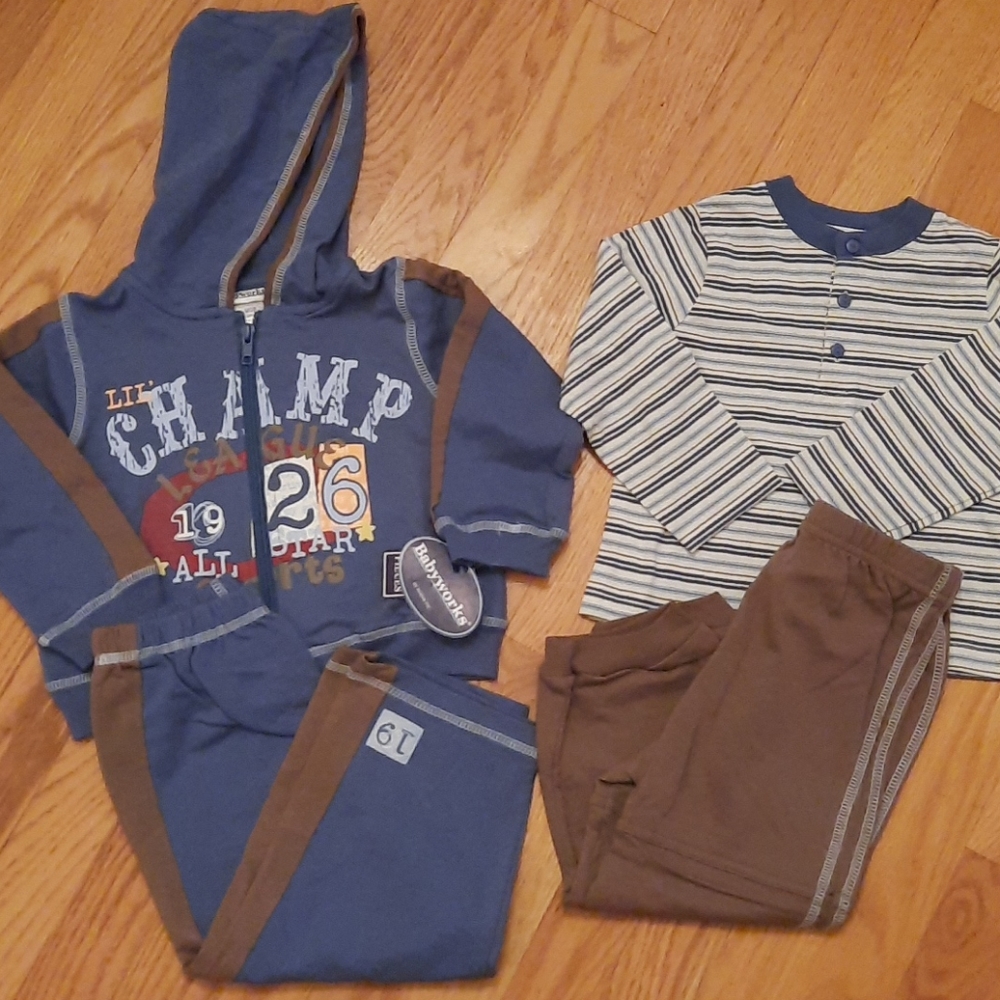 *NEW* 4 piece set 24mos Baby works